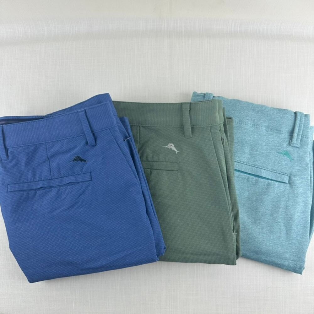 Tommy Bahama Men's Size 32 Waist Shorts 3 Pair Bundle Swordfish Logo